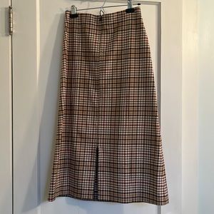 Scanlan Theodore midi length checked skirt